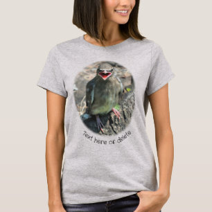 Persoonlijke baby cedarwaxwing vogel natuur t-shirt
