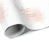 Persoonlijke Baby Dank u Cadeaupapier (Rol Hoek)