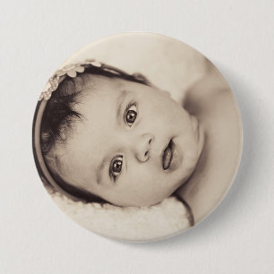 Persoonlijke Baby-foto-Button Ronde Button 7,6 Cm