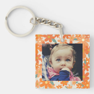 Persoonlijke Baby foto Sleutelhanger