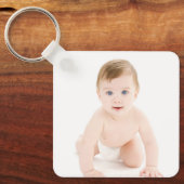 Persoonlijke Baby foto Sleutelhanger (Voorkant)