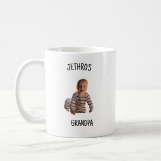 Persoonlijke baby fotobeker voor opa en oma koffiemok