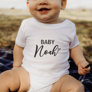 Persoonlijke baby naam aankondiging cadeau romper
