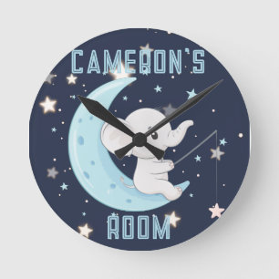 Persoonlijke Baby Olifant Vissen 4 Sterren Klok