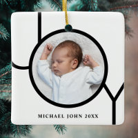 Persoonlijke babyfoto Kerstmis