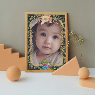 Persoonlijke babyfoto lijst, baby geschenk aankondiging