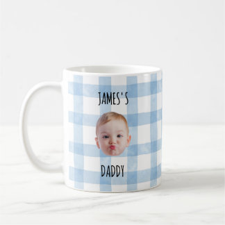 Persoonlijke babygezicht gestreepte kindergezicht  koffiemok