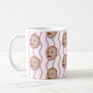 Persoonlijke babygezicht Vaderdag cadeau voor vade Koffiemok