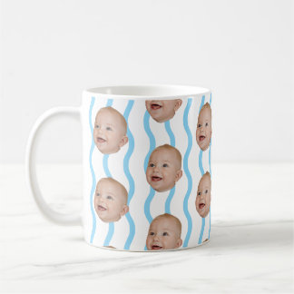 Persoonlijke babygezicht Vaderdag cadeau voor vade Koffiemok