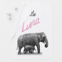 Persoonlijke babymeisje Blanket "Little Luna"