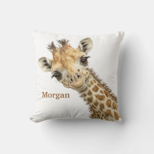 Persoonlijke babyspeelgoed-giraffe-nurserydecorati kussen