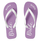 Persoonlijke Bachelorette Bride Teenslippers (Voetbed)