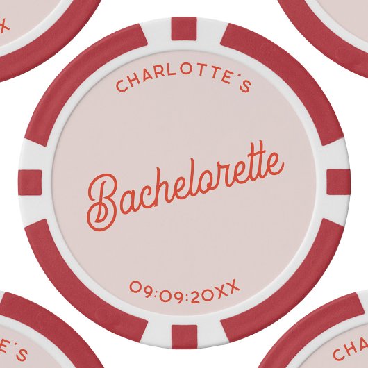 Persoonlijke Bachelorette Party Poker Chips