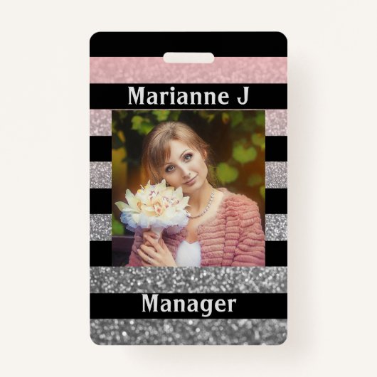 Persoonlijke badge, beroepsmatig badge (Voorkant)