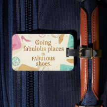 Persoonlijke bagagelabel - Fantastische schoenen,