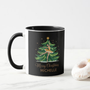 Persoonlijke Ballerina balletdanseres kerst Mok