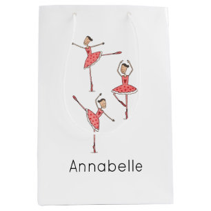 Persoonlijke Ballerina Balletdanseres Medium Cadeauzakje