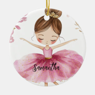 Persoonlijke Ballerina Keramisch Ornament