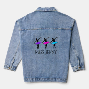 Persoonlijke Ballerina Pointe Ballet Dance leraar Denim Jacket