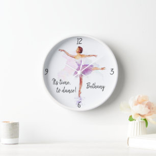 Persoonlijke Ballerina 'Time to Dance' (plus naam)