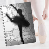 Persoonlijke balletdanseres ballerina notitieboek