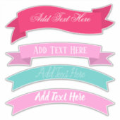  persoonlijke banners sticker (Voorkant)