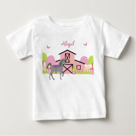 Persoonlijke Barn & Garden Horse T-Shirt