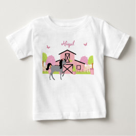 Persoonlijke Barn & Garden Horse T-Shirt