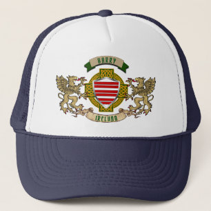 Persoonlijke Barry Ierse Schild & Griffins Trucker Pet
