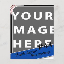 Persoonlijke Baseball-fotokaart Flyer