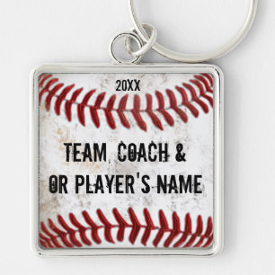 Persoonlijke Baseball Keychains Coaches en Player Sleutelhanger