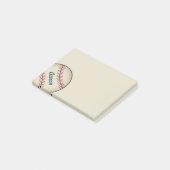 Persoonlijke Baseball Sports Post It Notes Gift (Schuin)