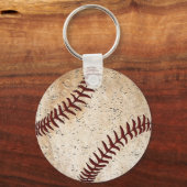 Persoonlijke Baseball Wedding Favors, Baseball Sleutelhanger (Achterkant)