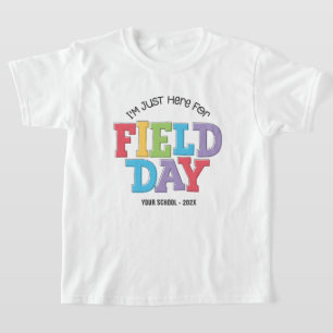 Persoonlijke basisschoolvelddag t-shirt