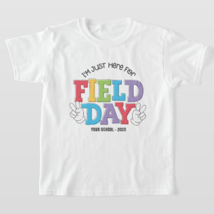 Persoonlijke basisschoolvelddag t-shirt