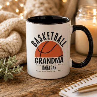 Persoonlijke Basketbal Oma Mok