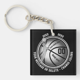Persoonlijke Basketball-cadeaus voor jongens voor Sleutelhanger