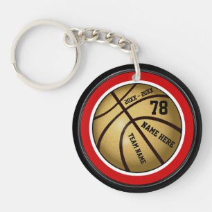 Persoonlijke Basketball-cadeaus voor senior medewe Sleutelhanger