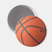 Persoonlijke Basketball Initialen Magnet Magneet (Voorkant / Achterkant)