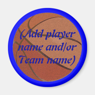 Persoonlijke Basketball Magnet Magneet