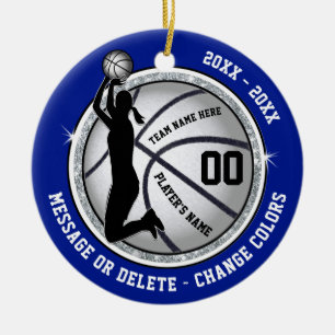 Persoonlijke Basketball Ornamenten voor meisjes, b