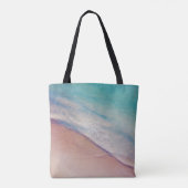 Persoonlijke Beach Bride Squad Canvas tas (Achterkant)