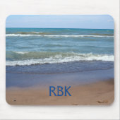Persoonlijke Beachfront Mousepad Muismat (Voorkant)