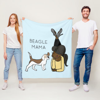 Persoonlijke beagle Mama Fleece Blanket Deken
