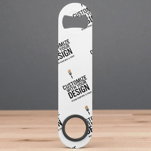 Persoonlijke bedrijfseigen minimalistische speed flessenopener