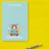 Persoonlijke beer met boek post-it® notes