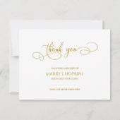 Persoonlijke begrafenis Bereavement Hartelijk dank Bedankkaart (Voorkant)