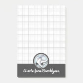 Persoonlijke benaming Moderne Tartan ijsvorming Post-it® Notes (Voorkant)