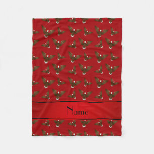 Persoonlijke benaming rode adelaars fleece deken