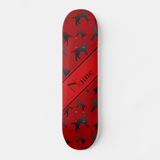 Persoonlijke benaming rode labrador Retriever hond Skateboard (Voorkant)